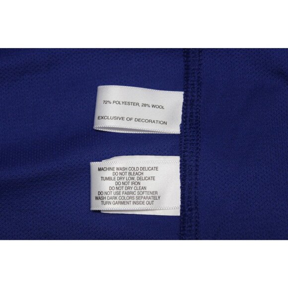 Cutter & Buck men's 1/4 zip mock‎ neck DryTec Luxe wool blend golf shirt M - Picture 8 of 12